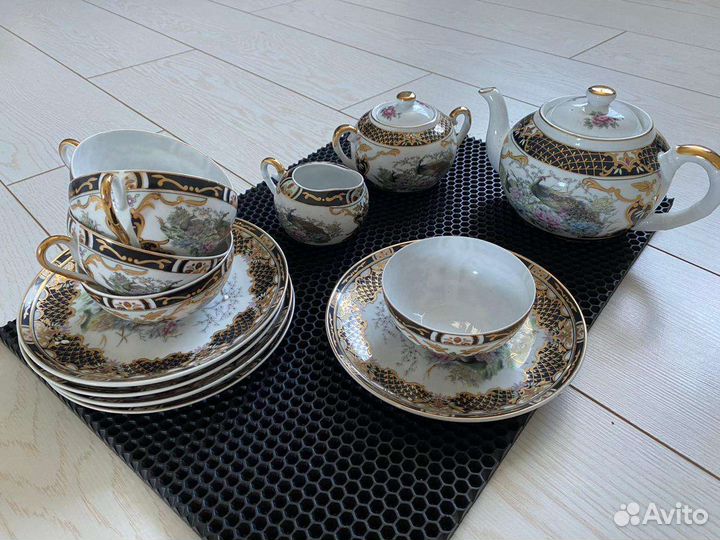 Чайный фарфоровый сервиз СССР