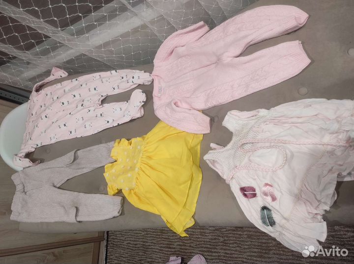 Детские вещи пакетом для девочек 74 80