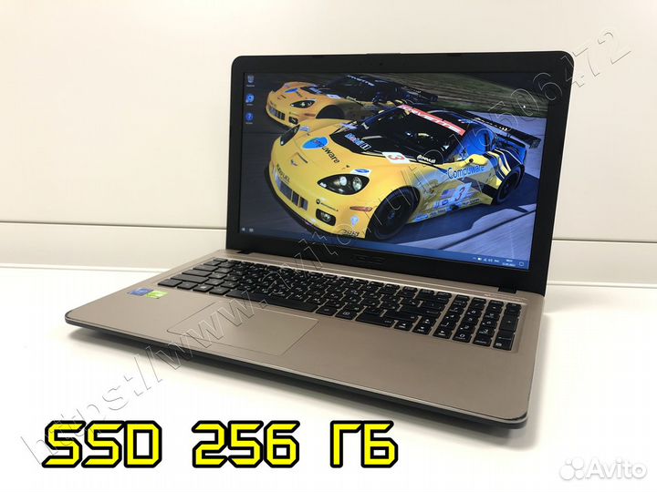 Игровой Asus 4 ядра Intel, SSD 256, GeForce 920