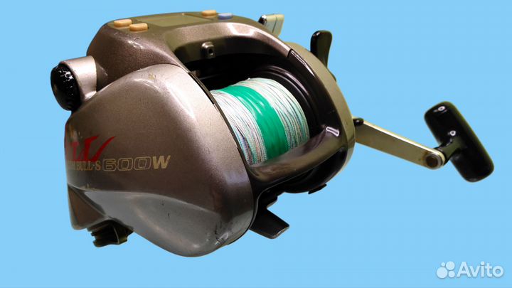 Электрокатушка морская на треску Daiwa bull s600w