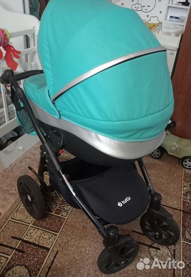Коляска Tutis nanni 2 в 1 эко кожа
