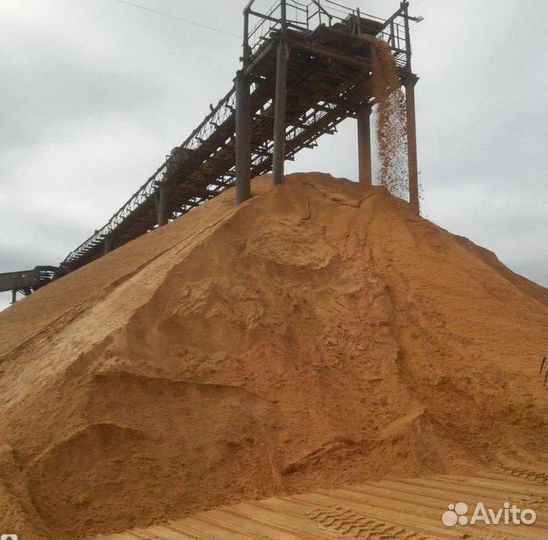 Песок карьерный доставка