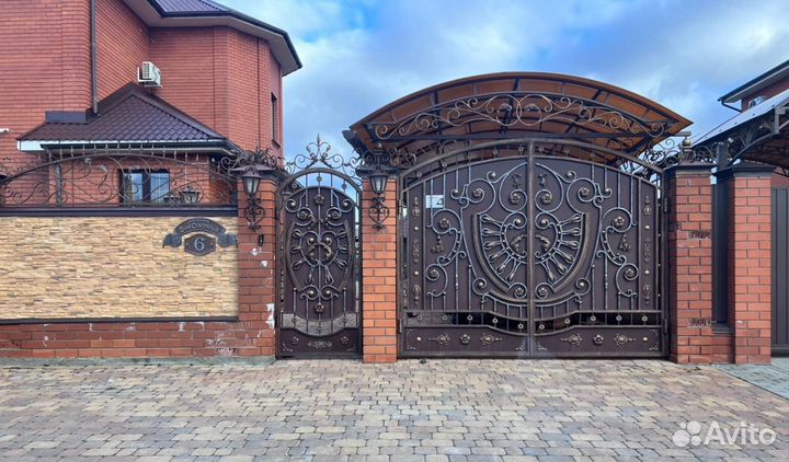 Ворота кованые