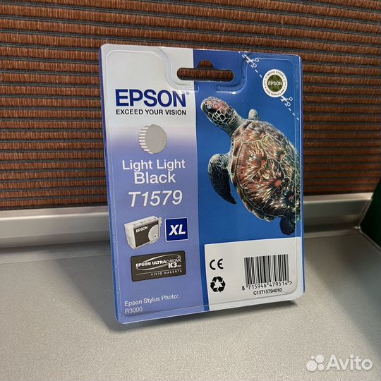 Картридж Epson T1579 Light Light Black C13T1579401
