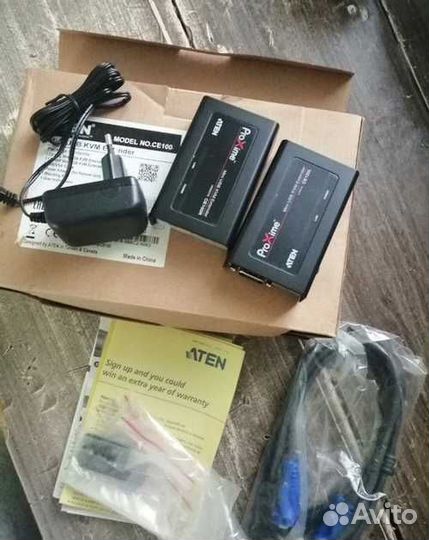 Новые квм удленители aten CE100-A7-G
