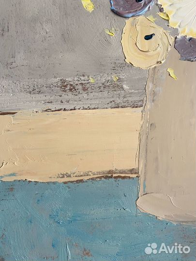 Картина маслом на холсте цветы