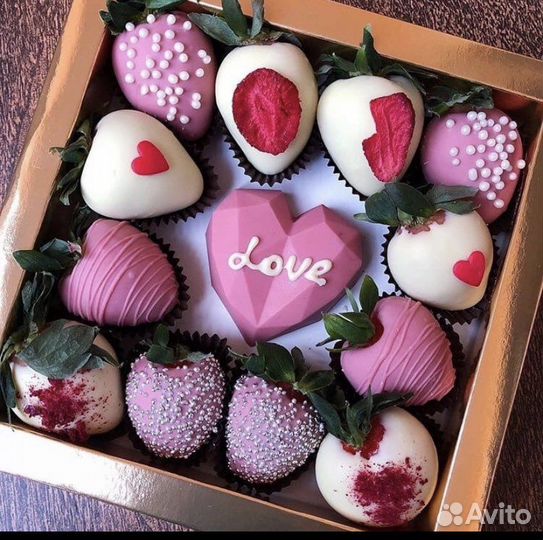 Шоколадные сердечки на 14 февраля
