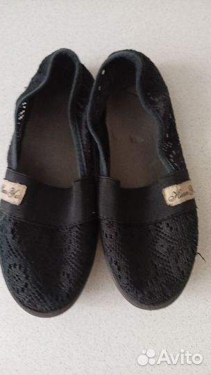 Балетки, слипоны тканевые