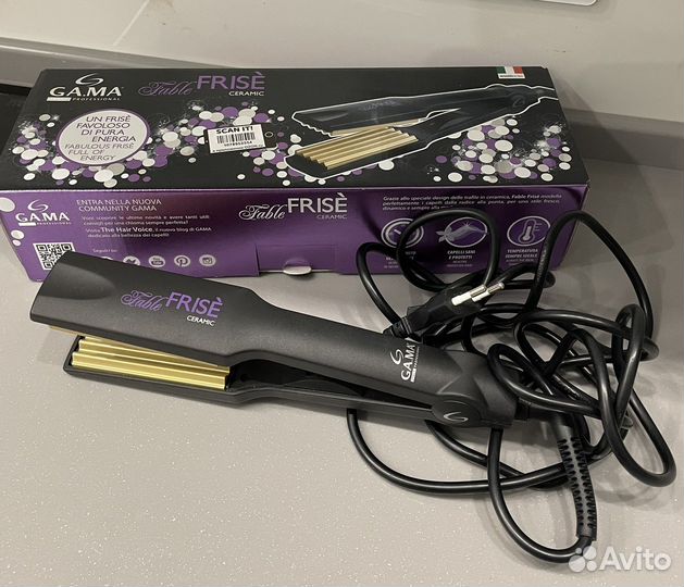 Плойка гофре керамика для волос GA.MA Fable frise