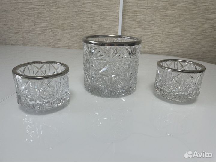 Ваза хрустальная