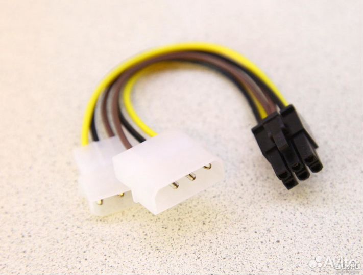Molex- 6pin, molex-8 pin