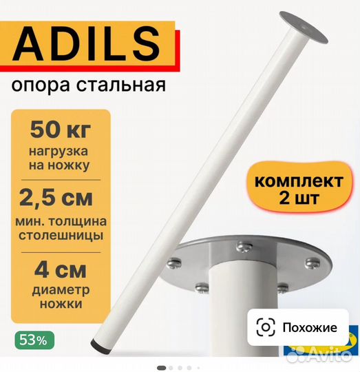 Ножки для стола IKEA