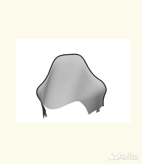 Стекло ветровое для снегохода тайга