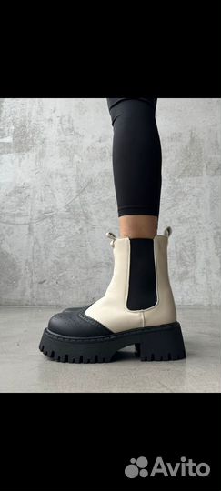 Ботинки Челси женские зимние