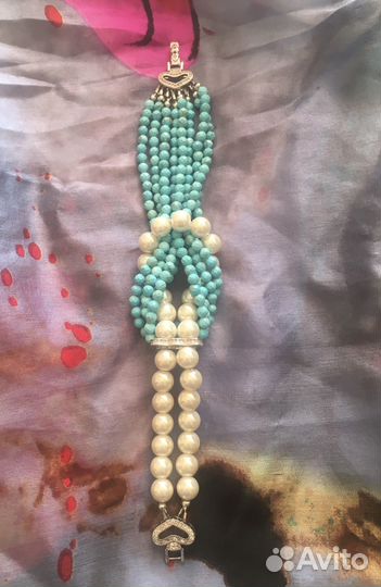 Винтажный браслет из люцита