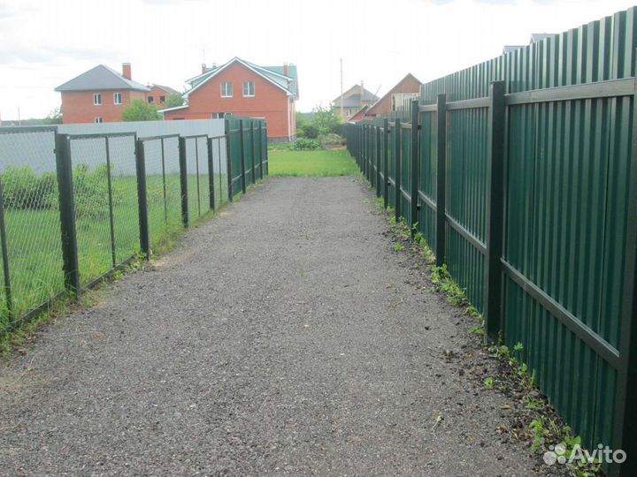 Забор из профнастила