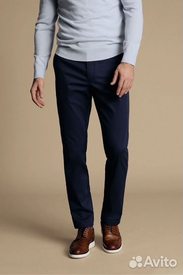 Charles tyrwhitt брюки чинос синие W32