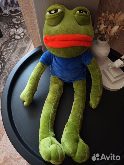Мягкая игрушка лягушка pepe Пепе 45 см