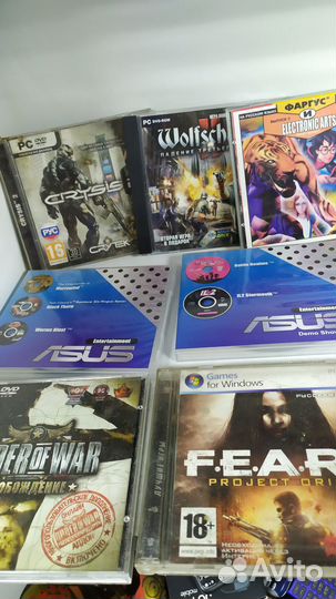 17 дисков с играми