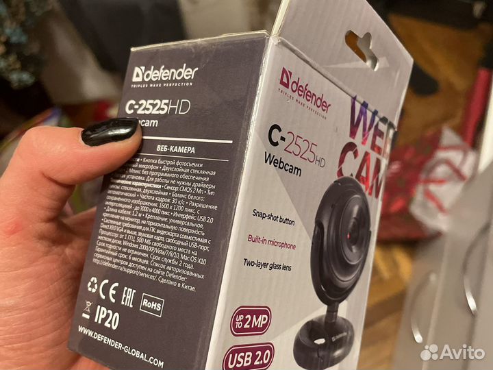 Веб-камера Defender C-2525 новая