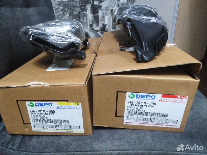 Противотуманные фары на Mazda 3 2005 года 1,6 л