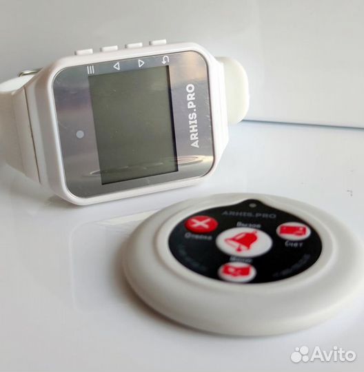 Беспроводная система/кнопка вызова персонала часы