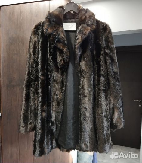 Zara вечерняя норковая шуба