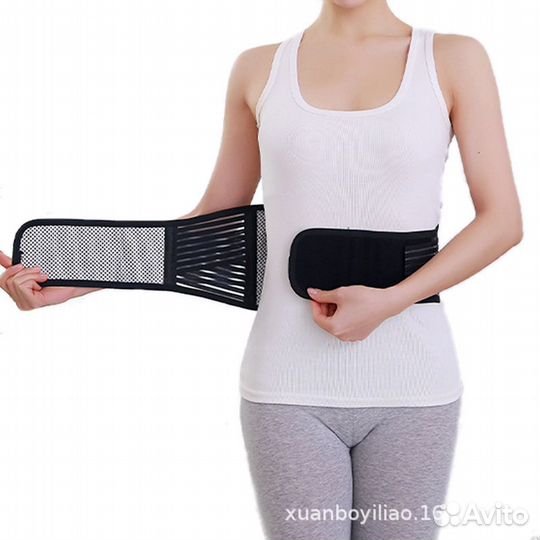 Пояс магнитно-турмалиновый,согревающий,усиленный