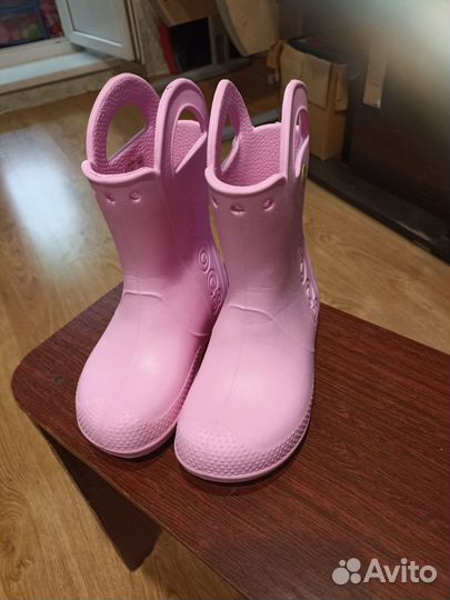 Резиновые сапоги для девочек, Crocs, р. С12