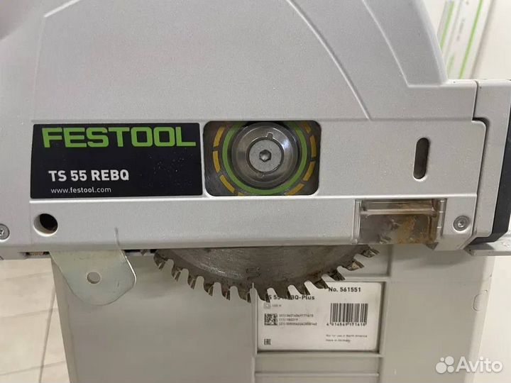 Погружная пила Festool TS 55 rebq