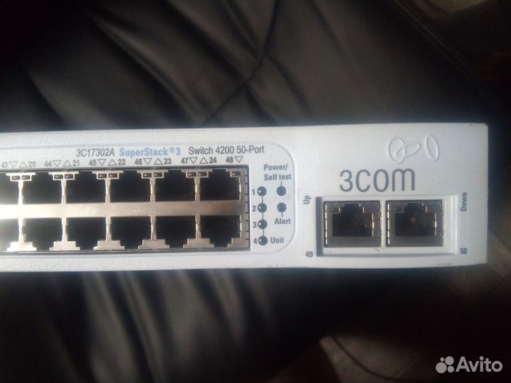 3c17302A super stack 3 switch 4200 50 port