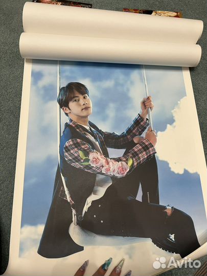 Bts wings постер бтс плакат официальный