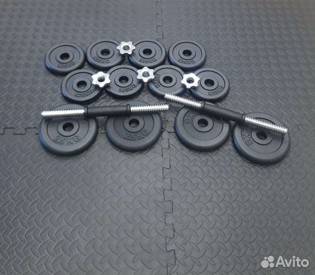 Гантели разборные новые. 23,2кг