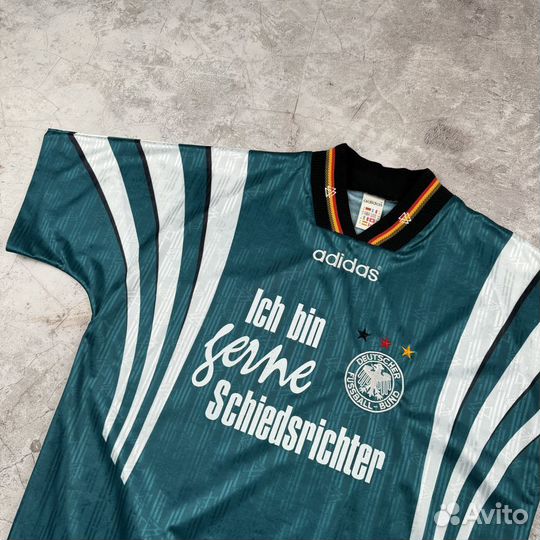 Винтажное джерси Adidas Germany 1996 Away Jersey N