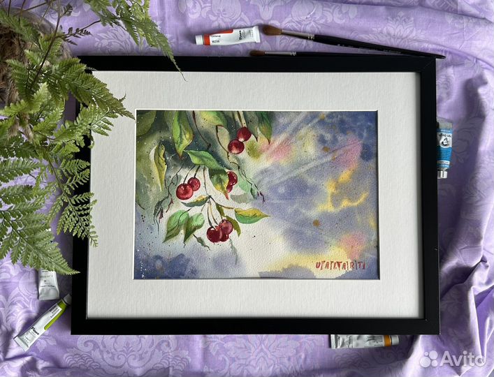 Картина акварелью 