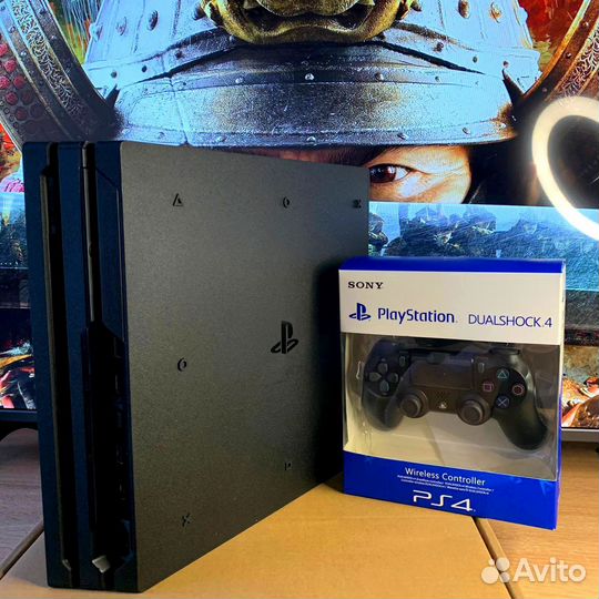 Sony PS4 PRO Black + много игр