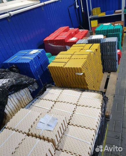 Пвх плитка в спорт зал / фитнес центр