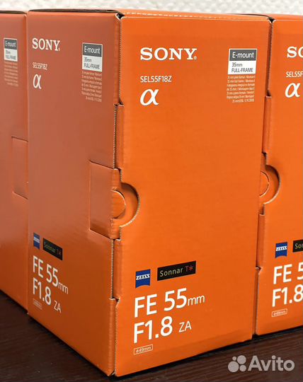 Sony Carl Zeiss Sonnar T* FE 55mm f/1.8 ZA (Новый)