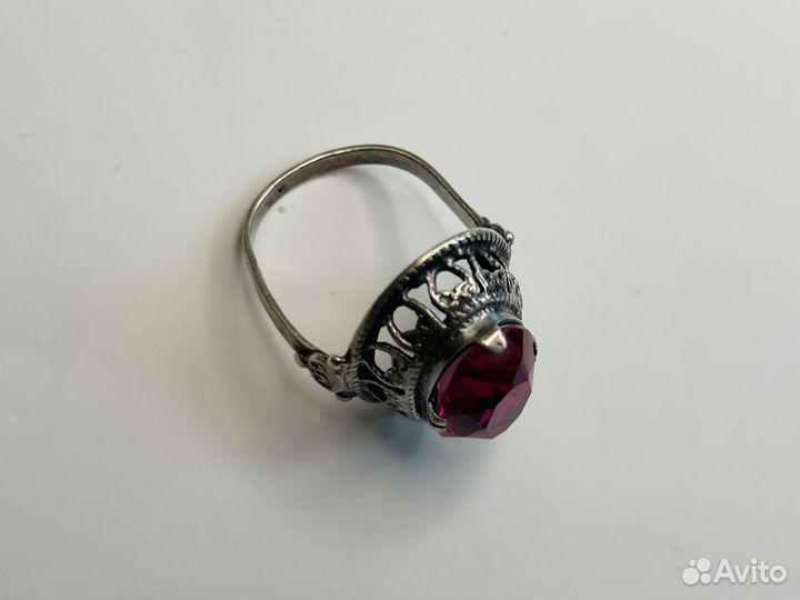 Серебряный перстень винтаж