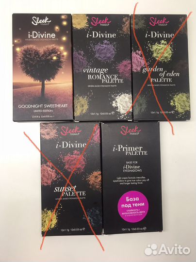 Палетки Sleek