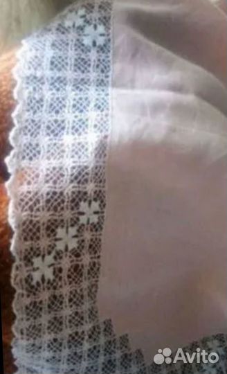 Скатерть покрывало вышивка лен льняная винтаж