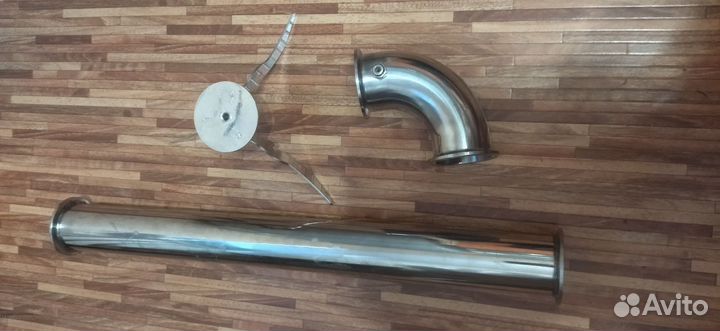 Царга 2*, отвод 90*, стойка для углевания