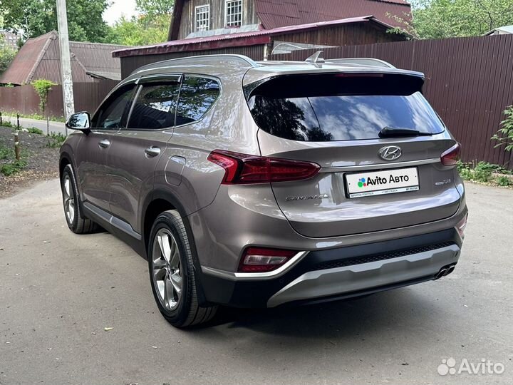 Hyundai Santa Fe 2.2 AT, 2019, 42 000 км