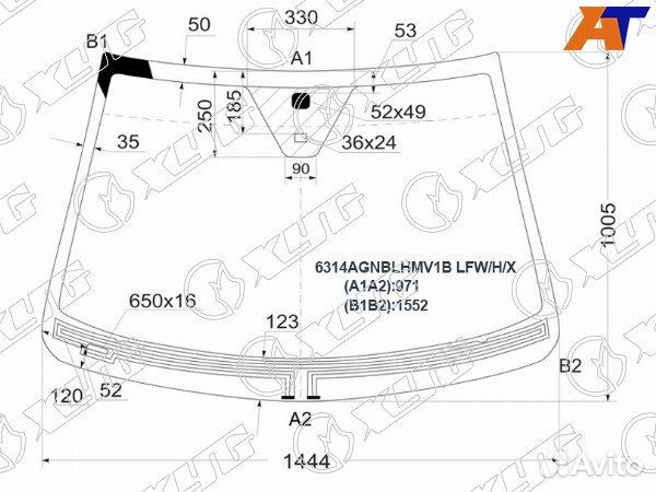 Стекло лобовое chevrolet captiva