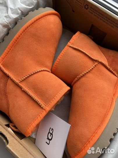 Угги Женские UGG classic mini II california poppy