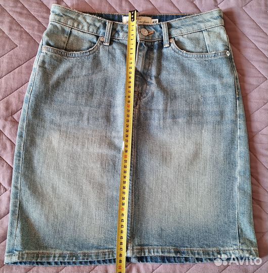 Юбка джинсовая H&M 36 размер и Русалка миди