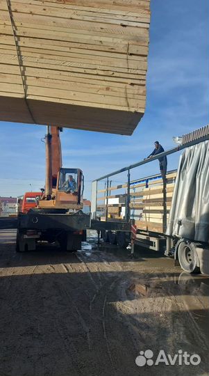 Брус обрезной строганый