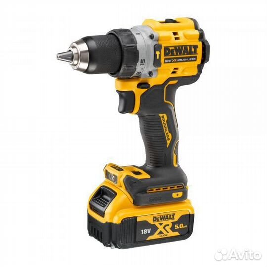 Аккумуляторная дрель-шуруповерт dewalt dcd805p2t