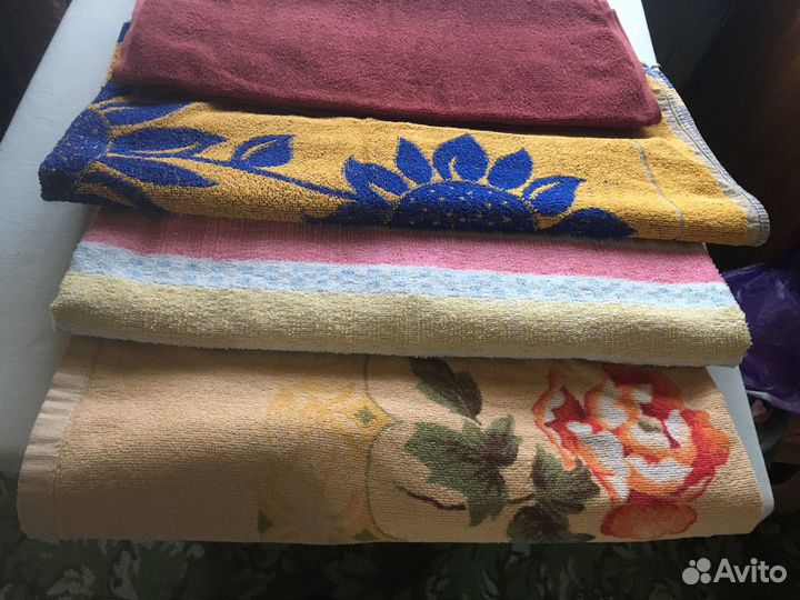 Махровые полотенца бу