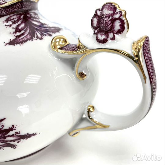 Доливной фарфоровый чайник 